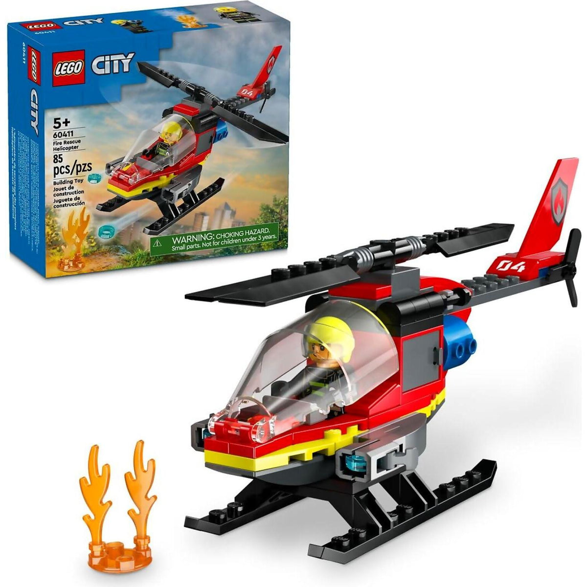 LEGO® 60411 Fire Rescue Helicopter - City