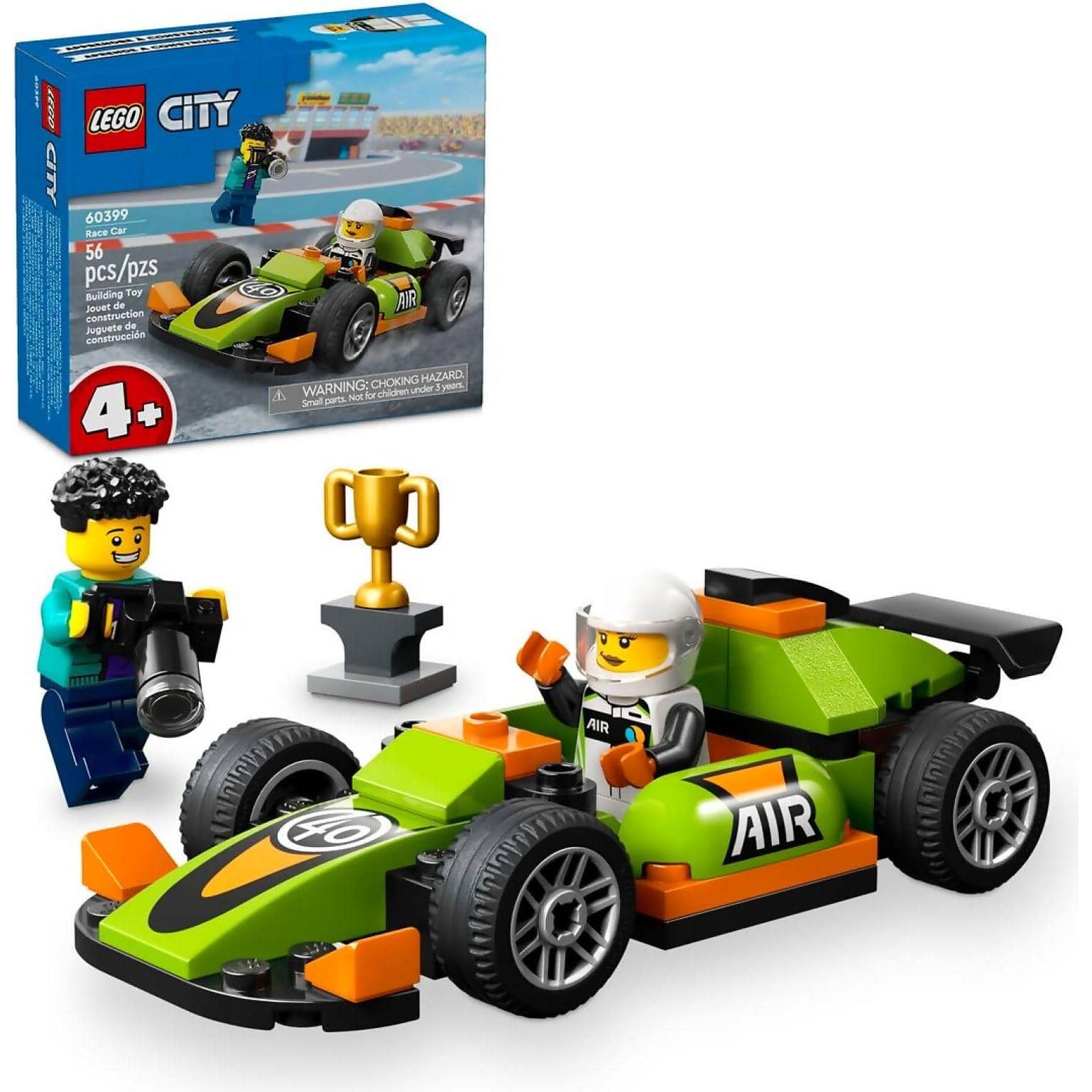 LEGO® 60399 Green Race Car - City 4+