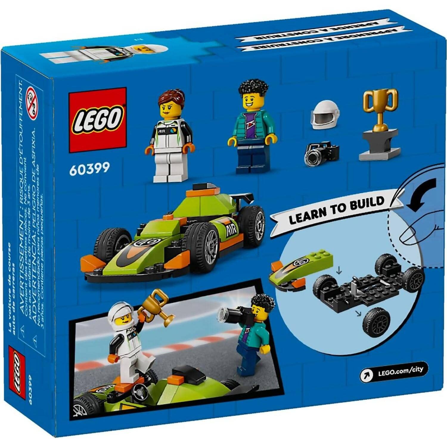 LEGO® 60399 Green Race Car - City 4+