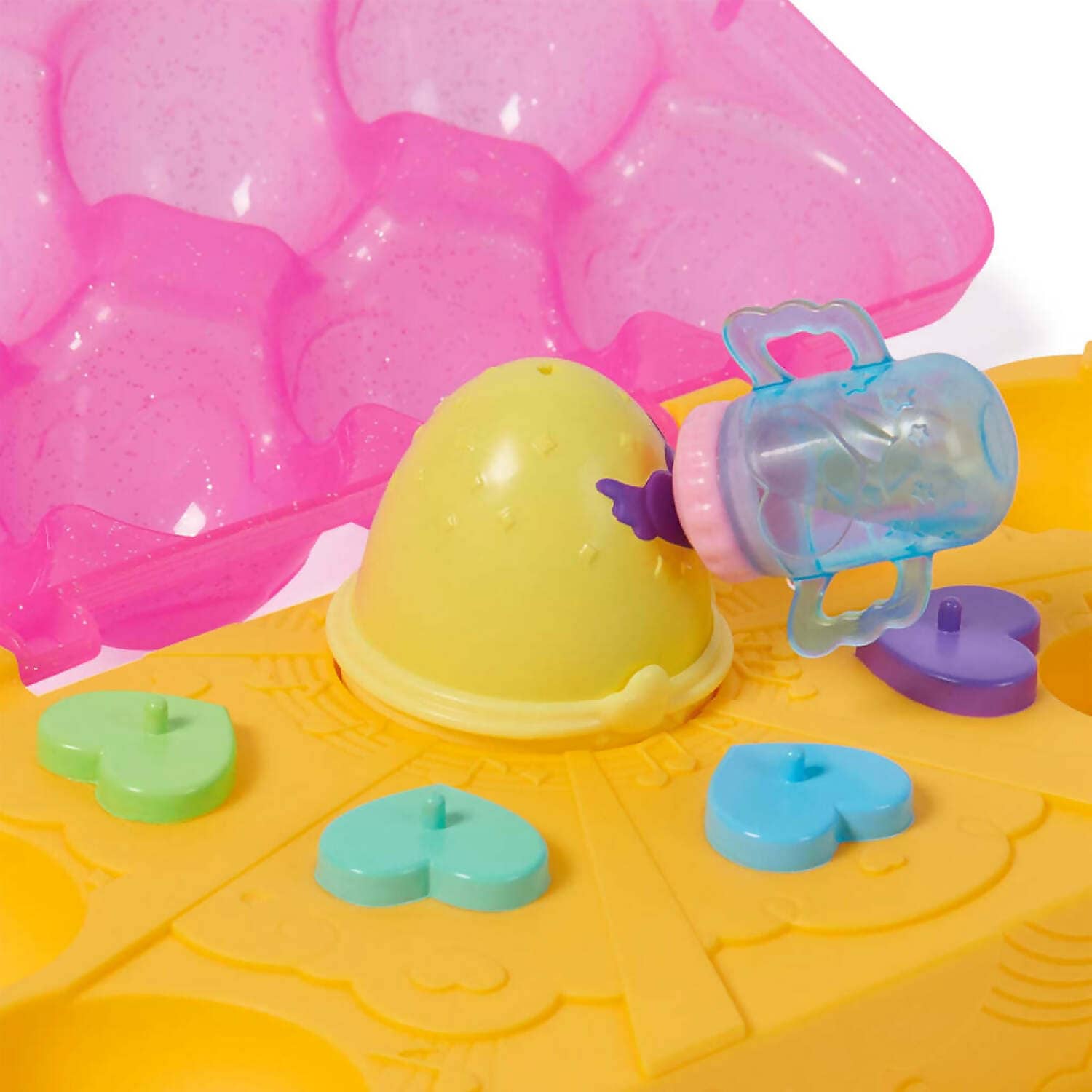 Hatchimals - Alive - Pink & Yellow Egg Carton Playset - Spin Master