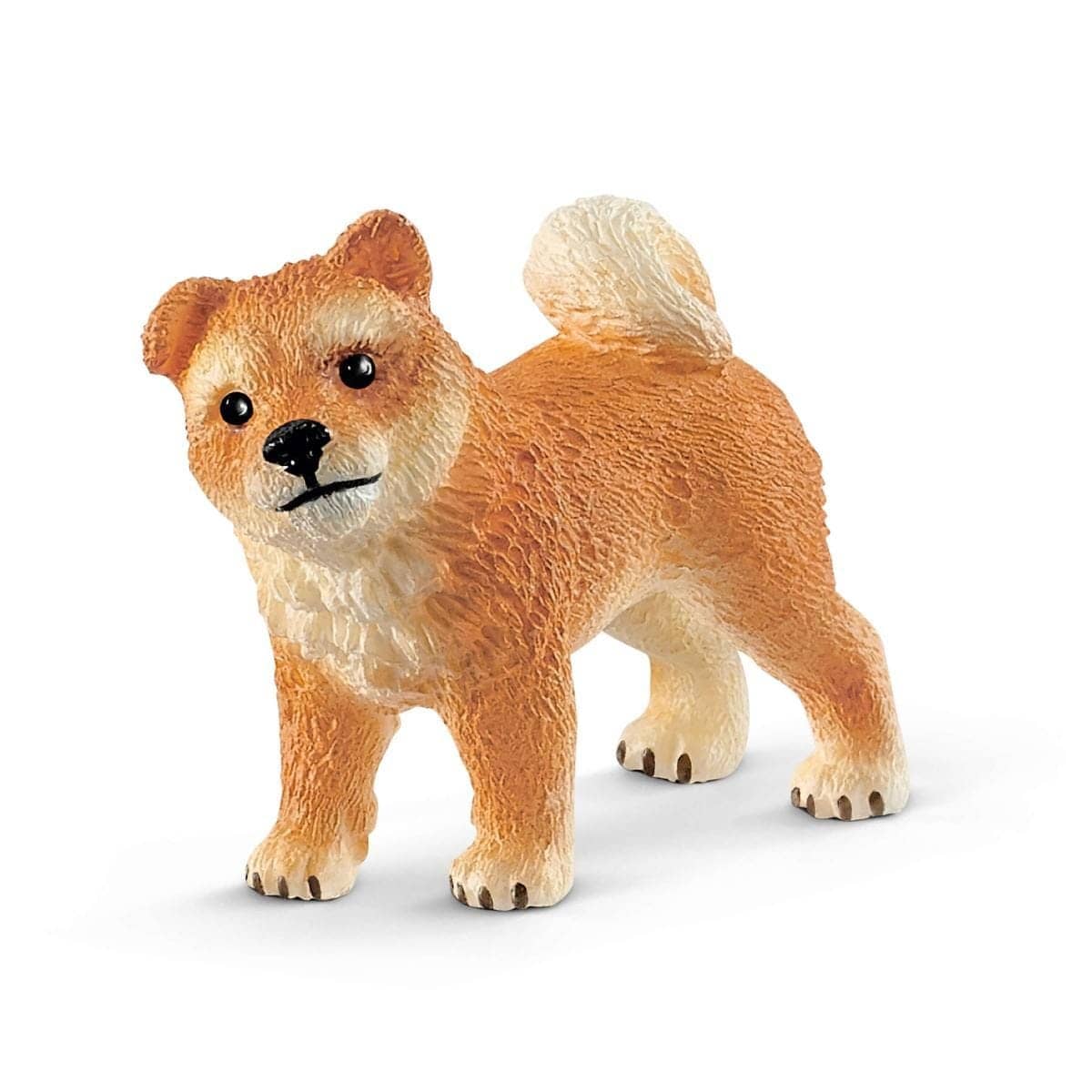 Schleich - Shiba Inu Mother And Puppy Farm World Animal Figurine Animal Playset