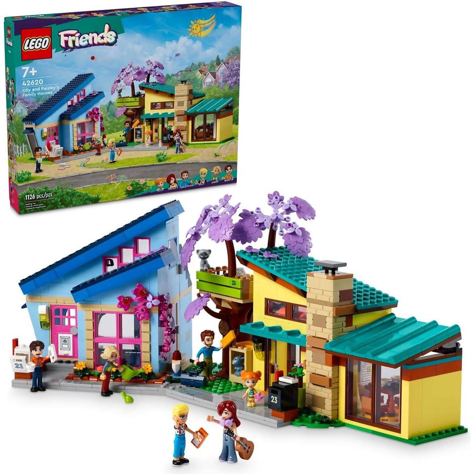 LEGO® 42620 Olly and Paisley's Family Houses - Friends
