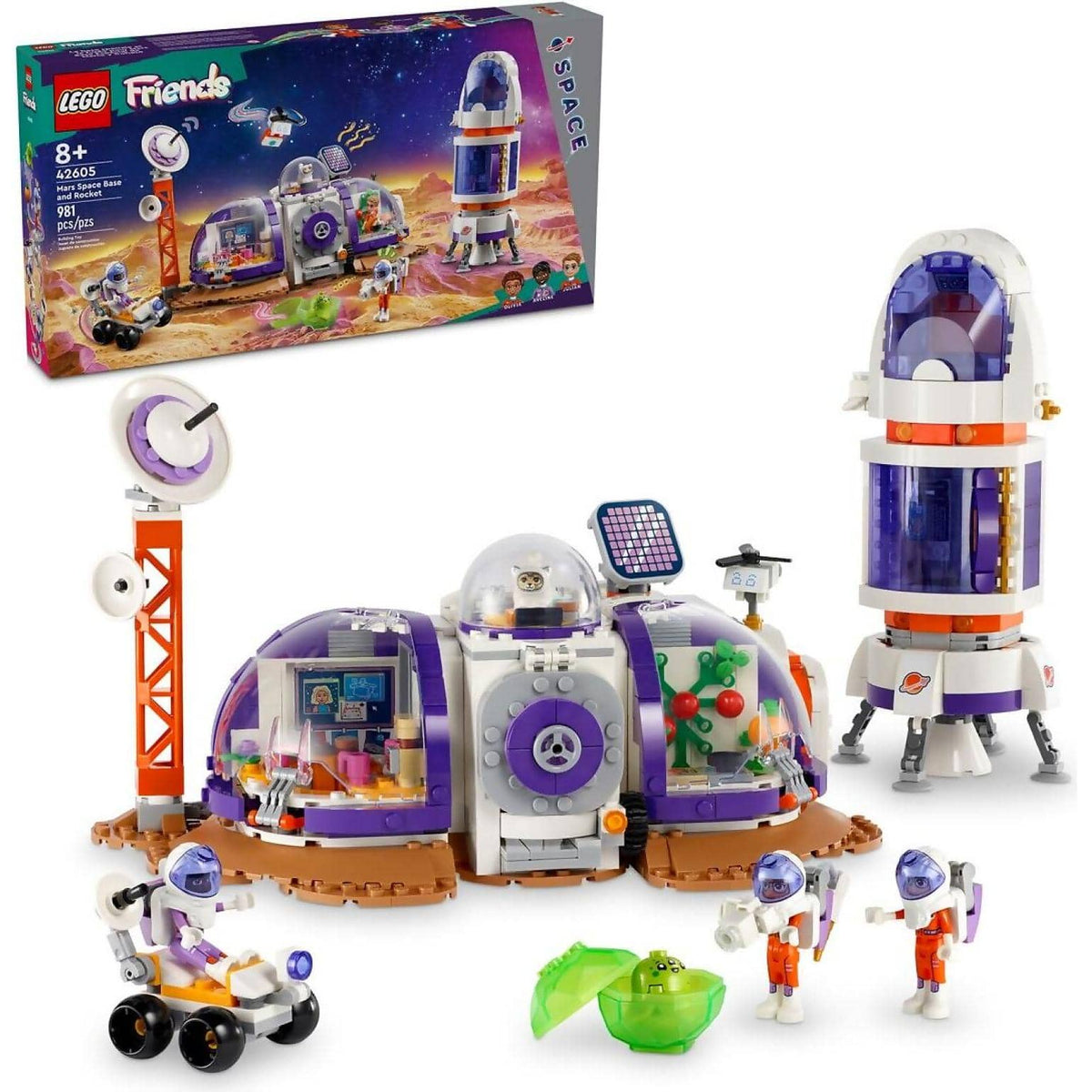 LEGO® 42605 Mars Space Base and Rocket - Friends