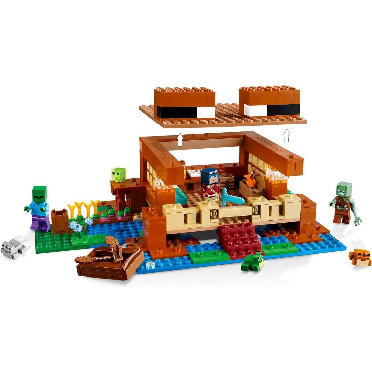 LEGO® 21256 The Frog House - Minecraft®