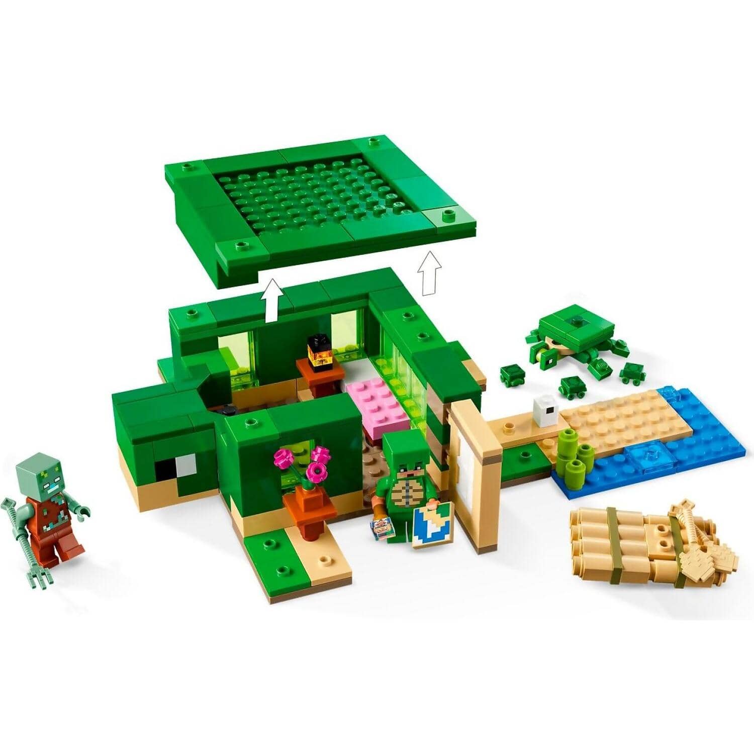 LEGO® 21254 The Turtle Beach House - Minecraft®
