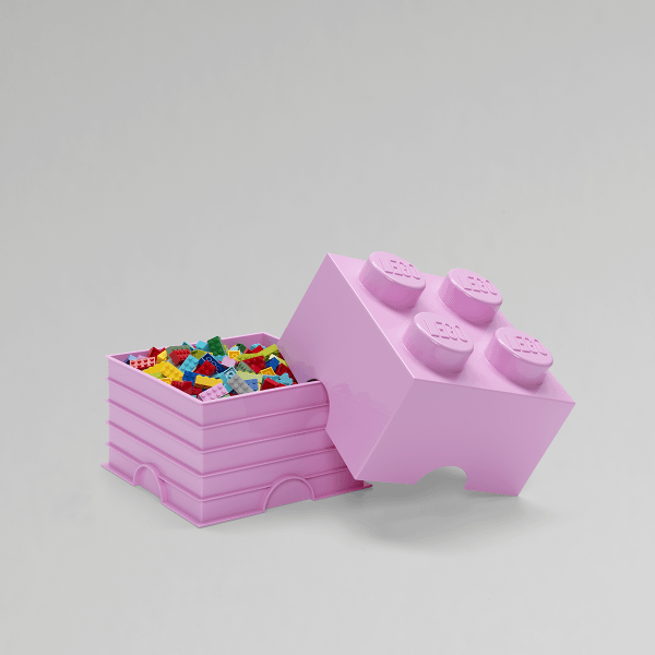 LEGO® Storage Brick 4 Light Pink 4003 - Room Copenhagen