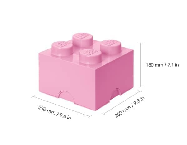 LEGO® Storage Brick 4 Light Pink 4003 - Room Copenhagen
