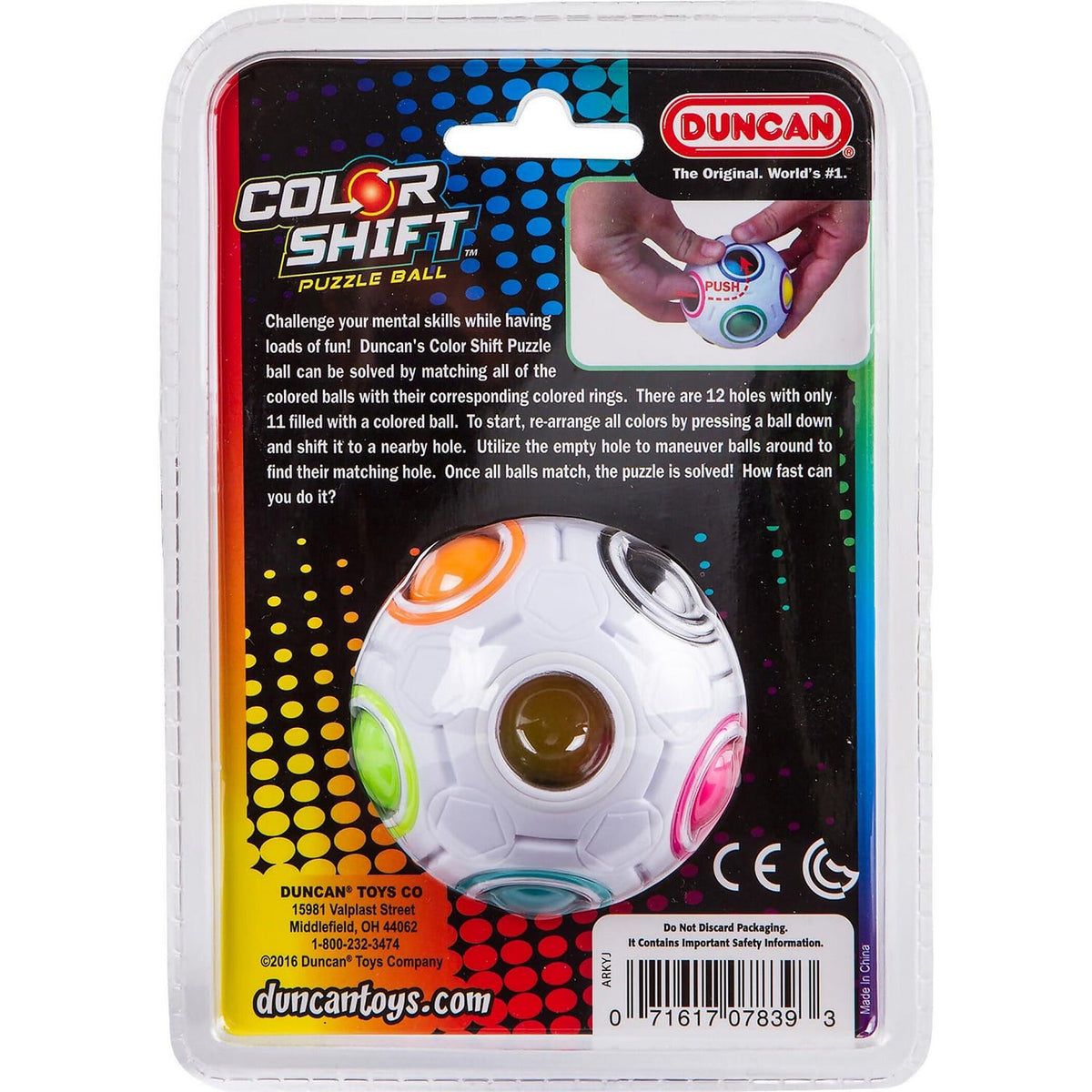Duncan - Colour Shift Puzzle Ball