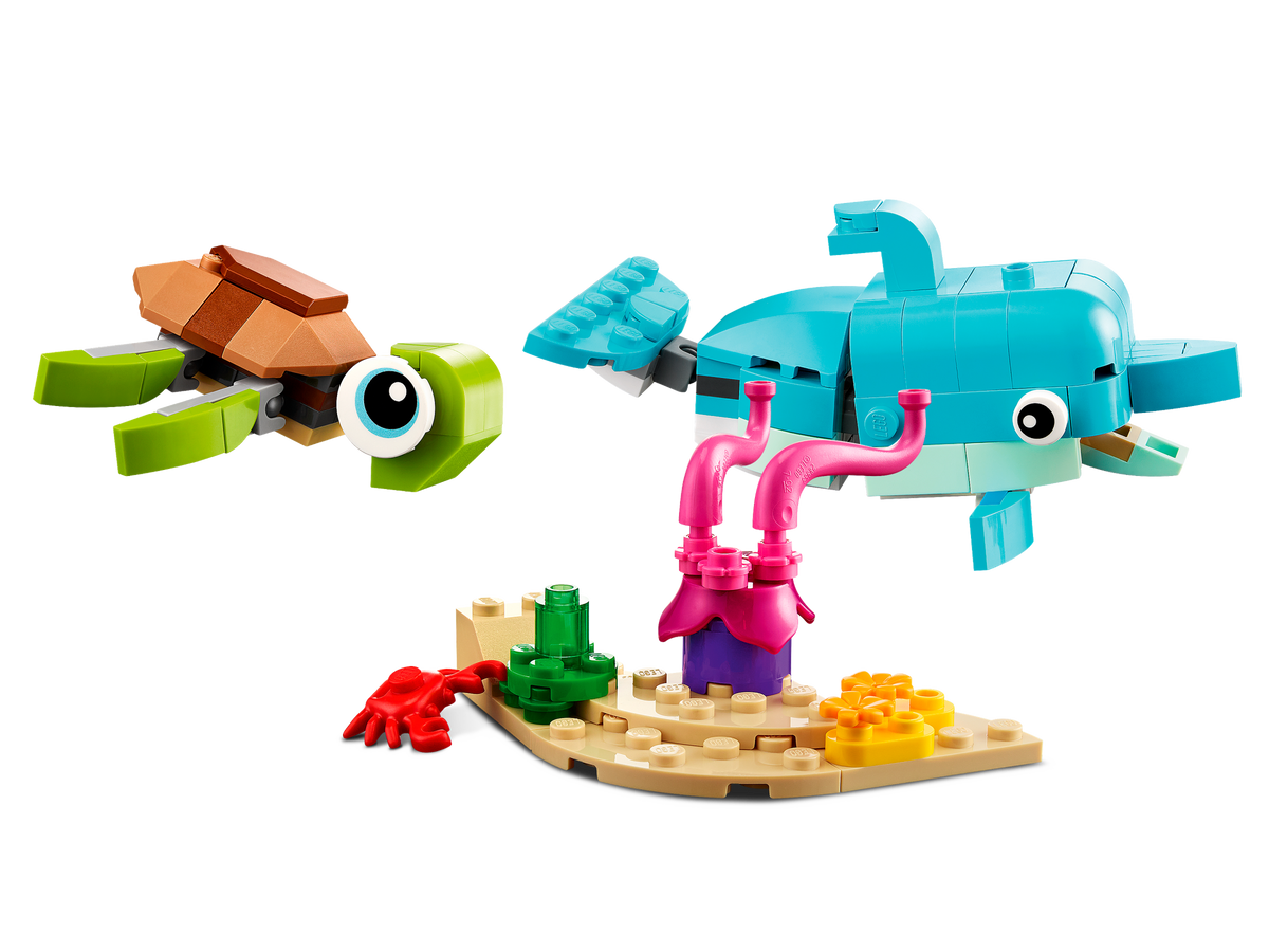 LEGO® 31128 Dolphin and Turtle - Creator 3-in-1
