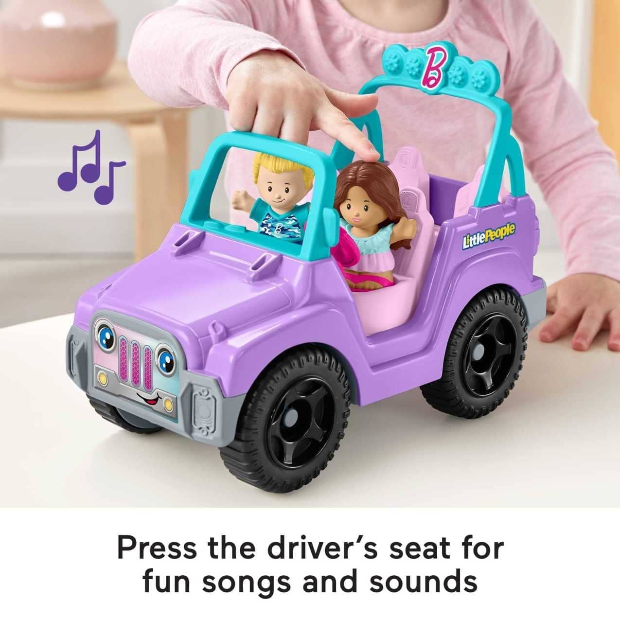 Barbie - Little People With Beach Cruiser Music Sounds And 2 Figures - Fisher-Price
