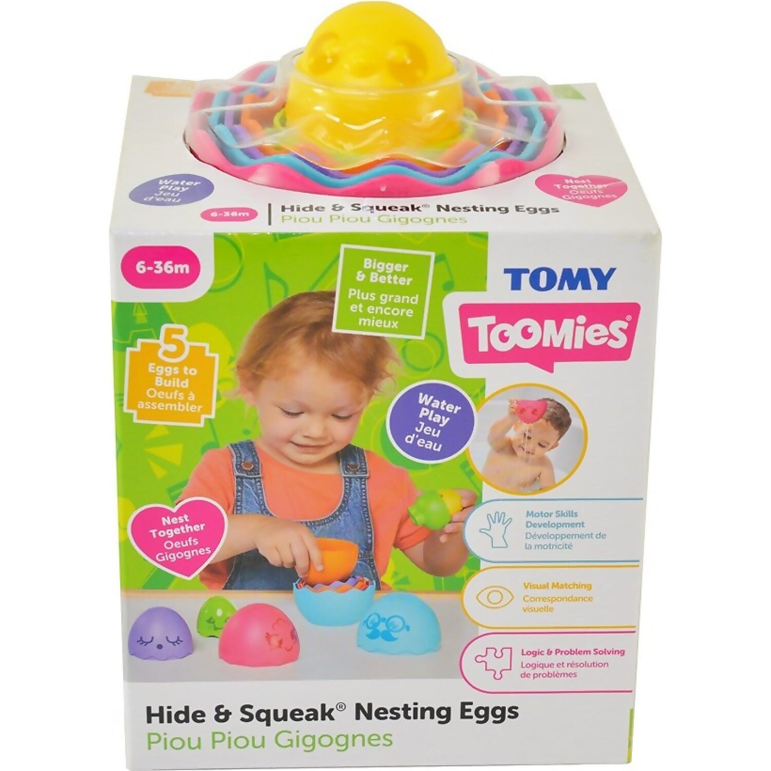 TOMY - Toomies Hide & Squeak Nesting Eggs