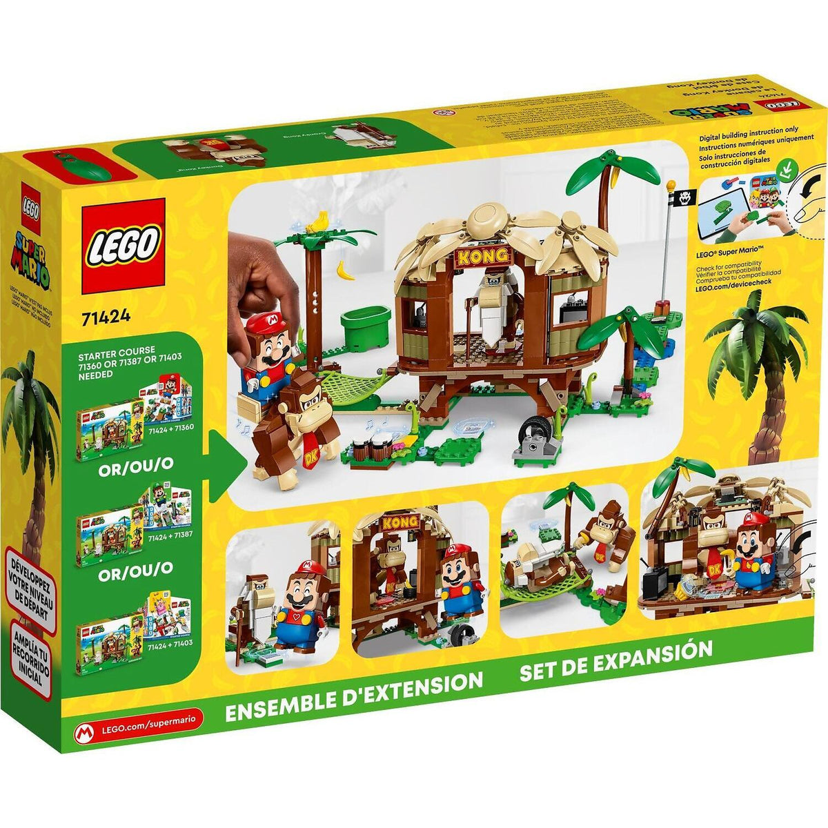 LEGO® 71424 Donkey Kong's Tree House Expansion Set - Super Mario™