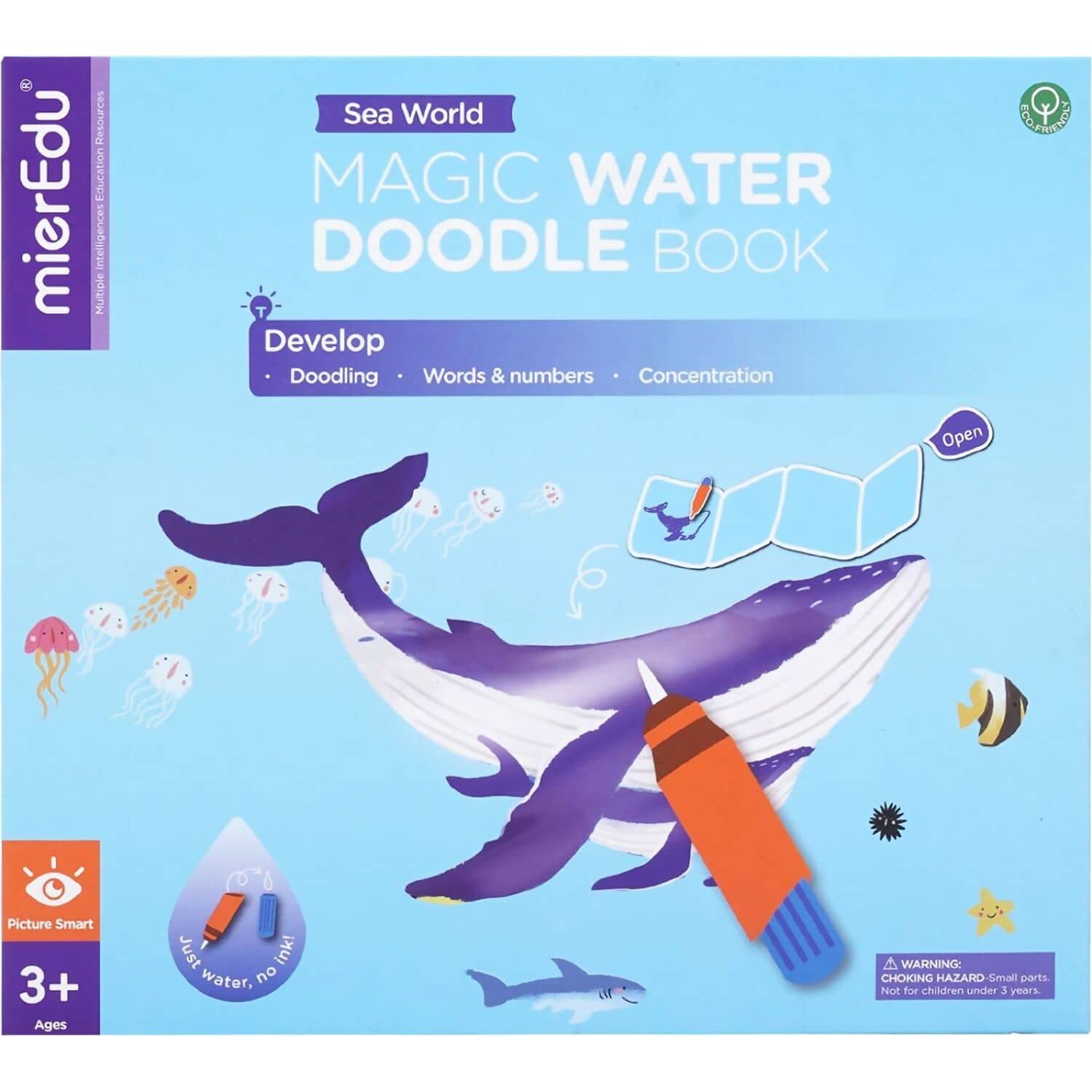 mierEdu - Magic Water Doodle Book Sea World