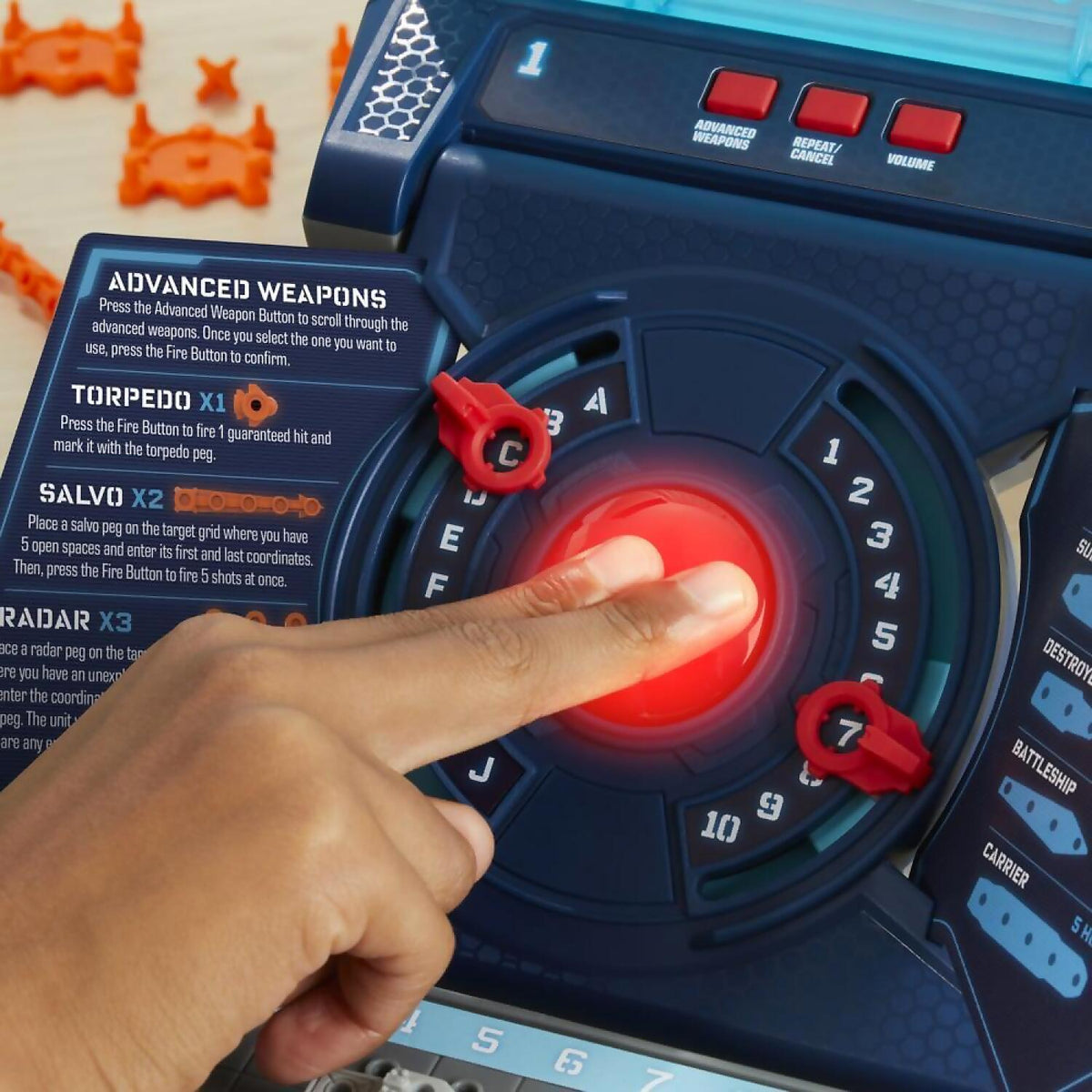 Hasbro - Electronic Battleship Board Game For Families And Kids Strategy Naval Combat Game Family Gifts Family Games Games For Kids