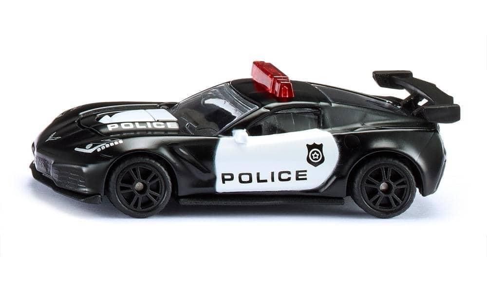Siku - Chevrolet Corvette ZR1 Police Car Black & White