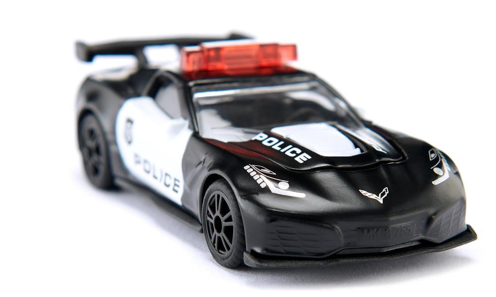 Siku - Chevrolet Corvette ZR1 Police Car Black & White