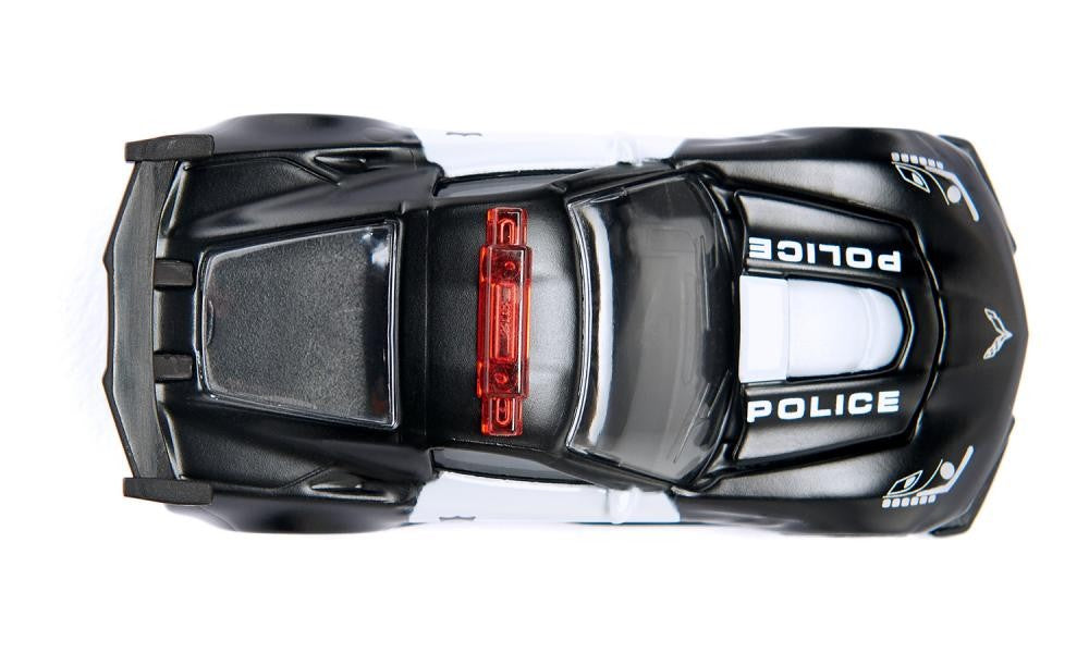 Siku - Chevrolet Corvette ZR1 Police Car Black & White