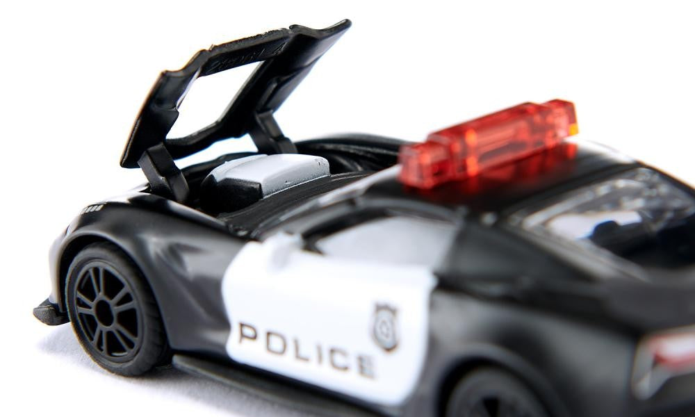 Siku - Chevrolet Corvette ZR1 Police Car Black & White