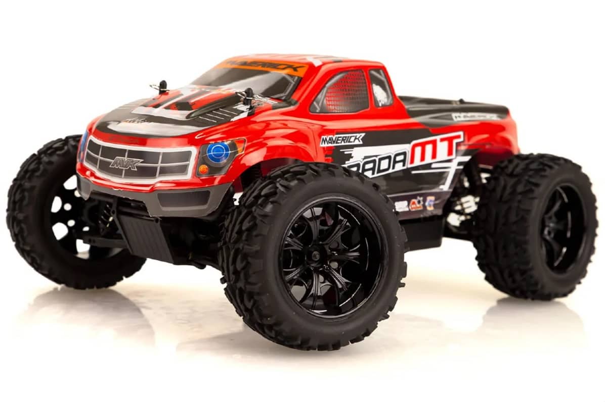 MAVERICK STRADA RED MT 1/10 4WD BRUSHLESS ELECTRIC MONSTER TRUCK