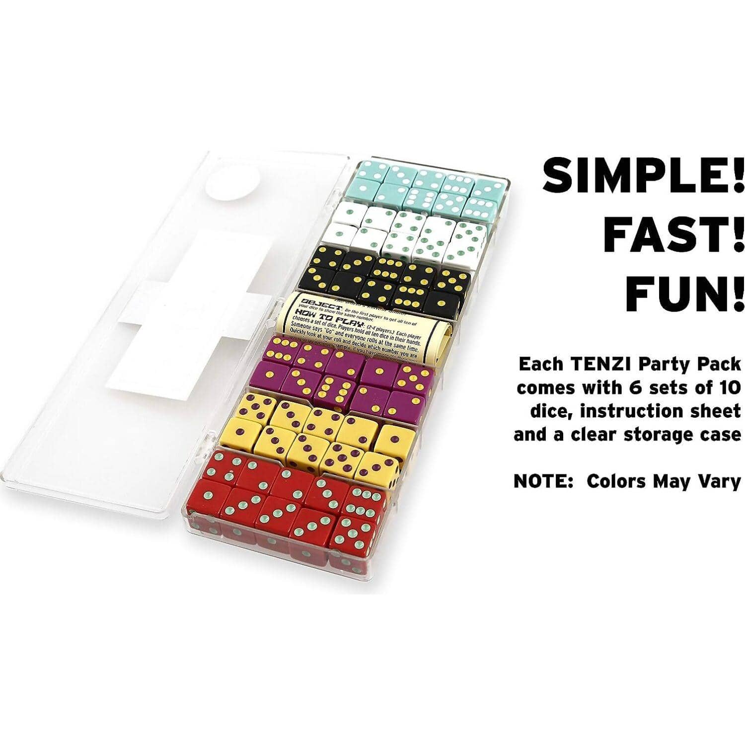 Tenzi - Party Pack - 1 Pack - Assorted Colours