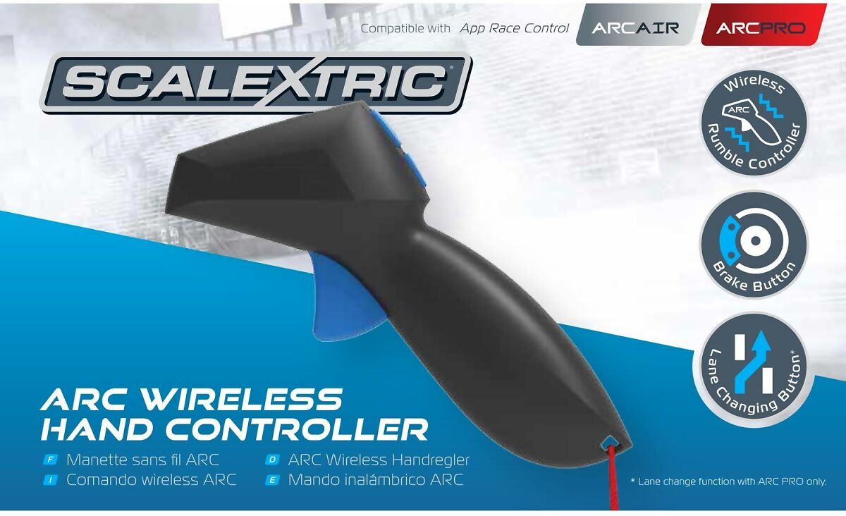 SCALEXTRIC - C8438 ARC AIR AND ARC PRO WIRELESS HAND THROTTLE