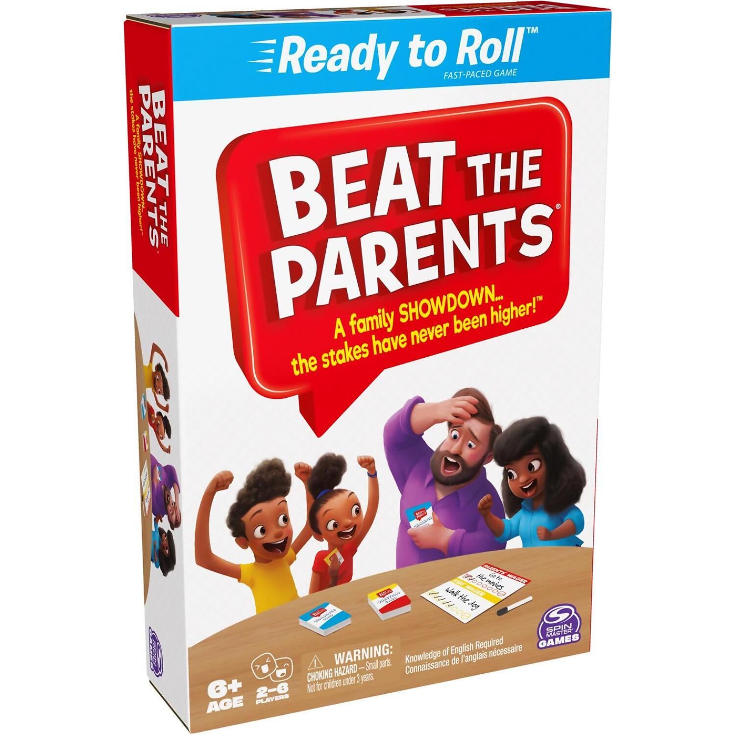 Spin Master - Games - Beat The Parents Travel Ready To Roll Board Game