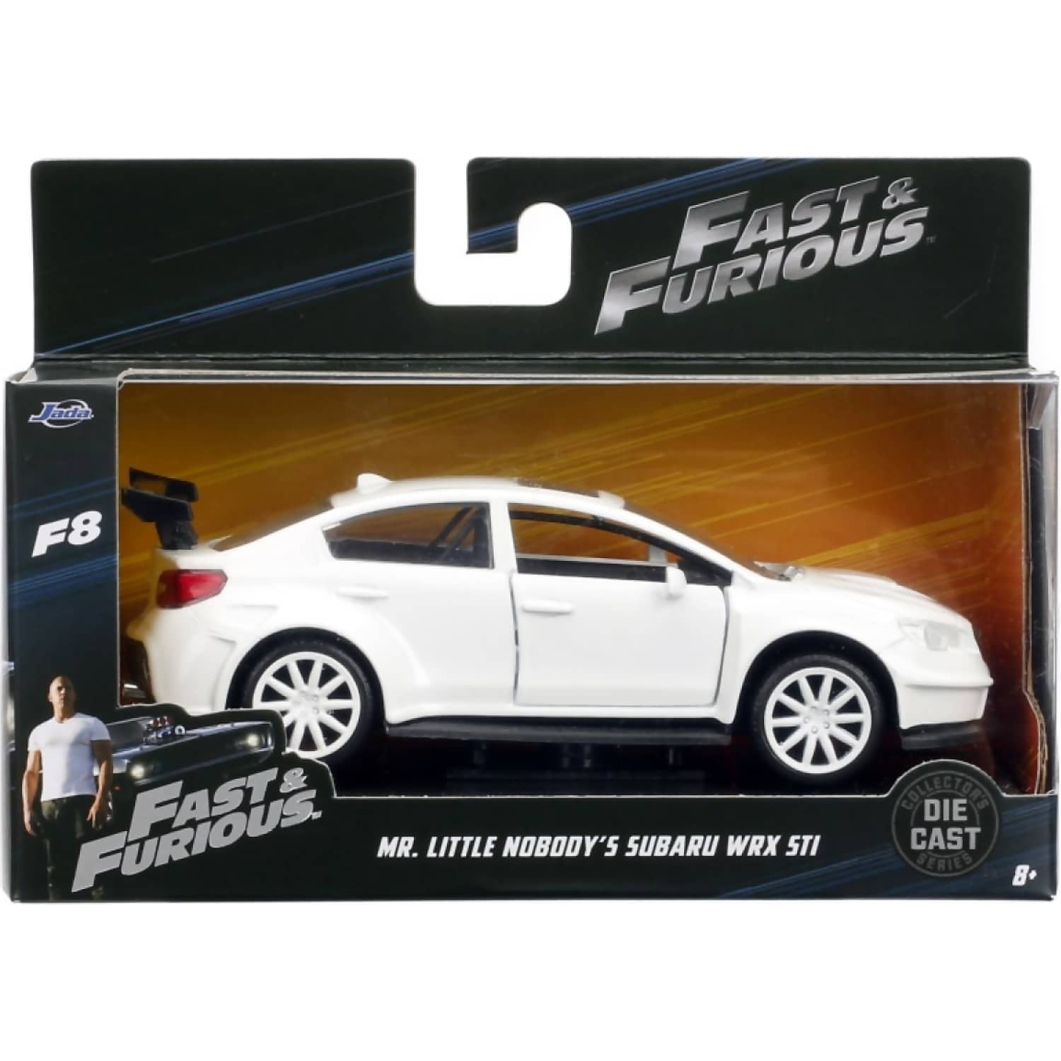 JADA TOYS - FAST & FURIOUS 8 MR LITTLE NOBODY'S SUBARU WRX 1:32 SCALE DIECAST VEHICLE