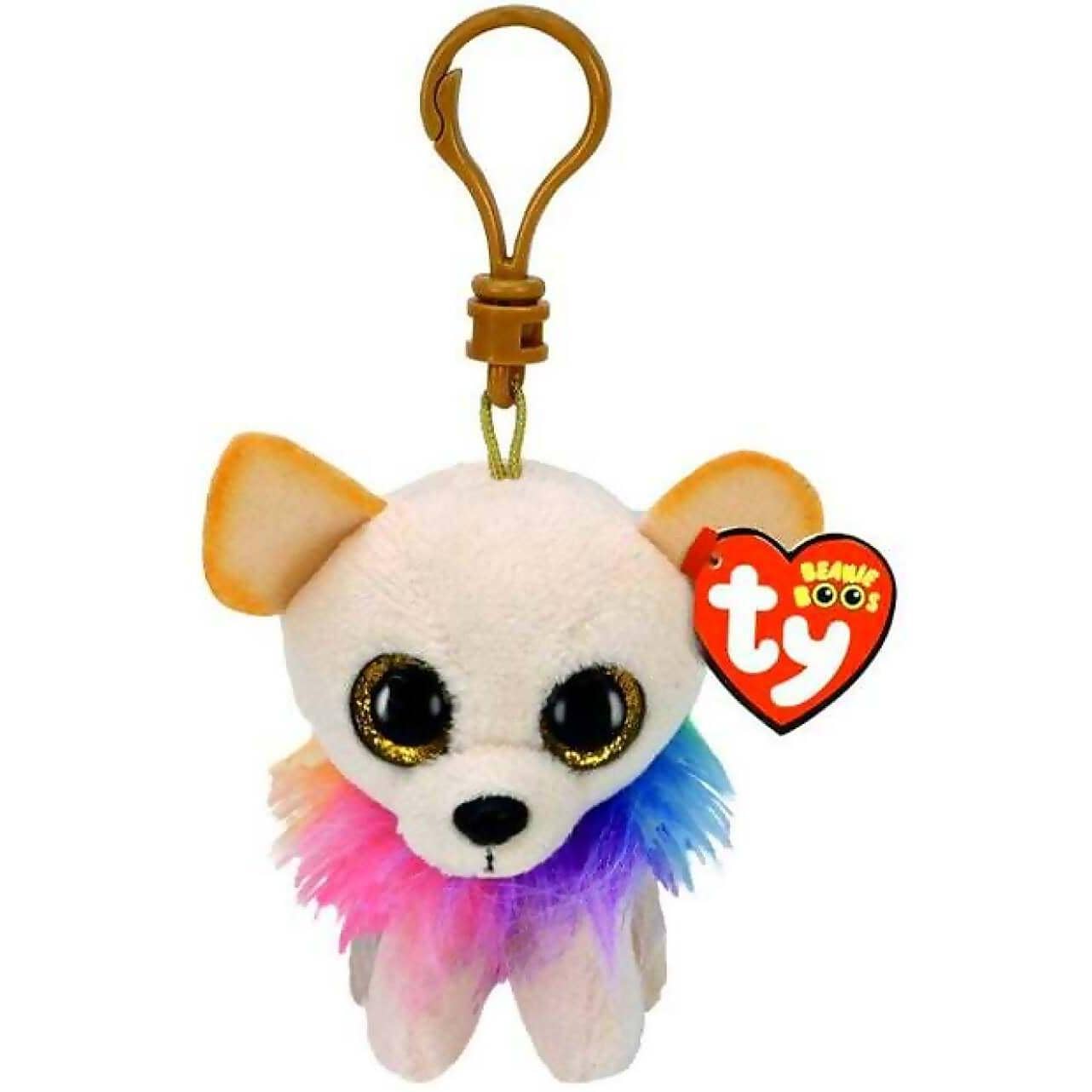 Ty - Beanie Boos - Clip On Chewey The Chihuahua Dog 10cm