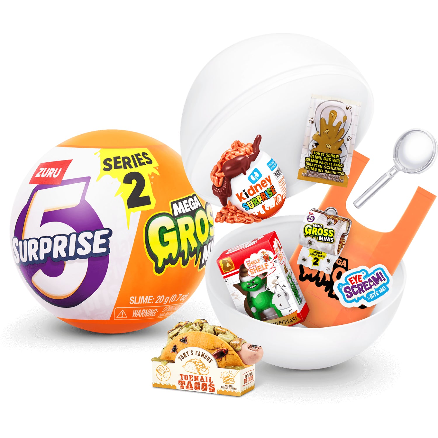 ZURU - 5 Surprise Mega Gross Minis Series 2 Blind Capsule
