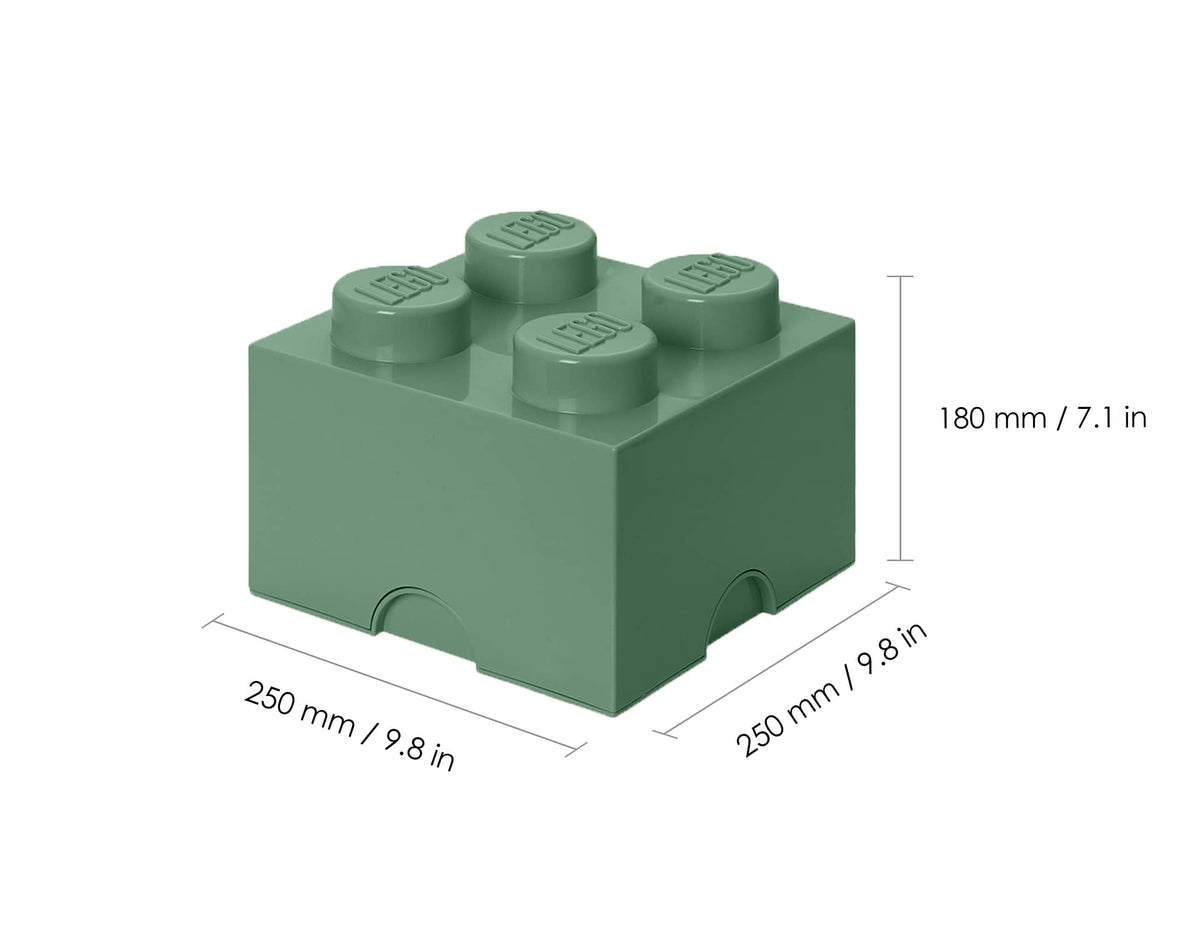 LEGO® Storage Brick 4 Sage Green - Room Copenhagen