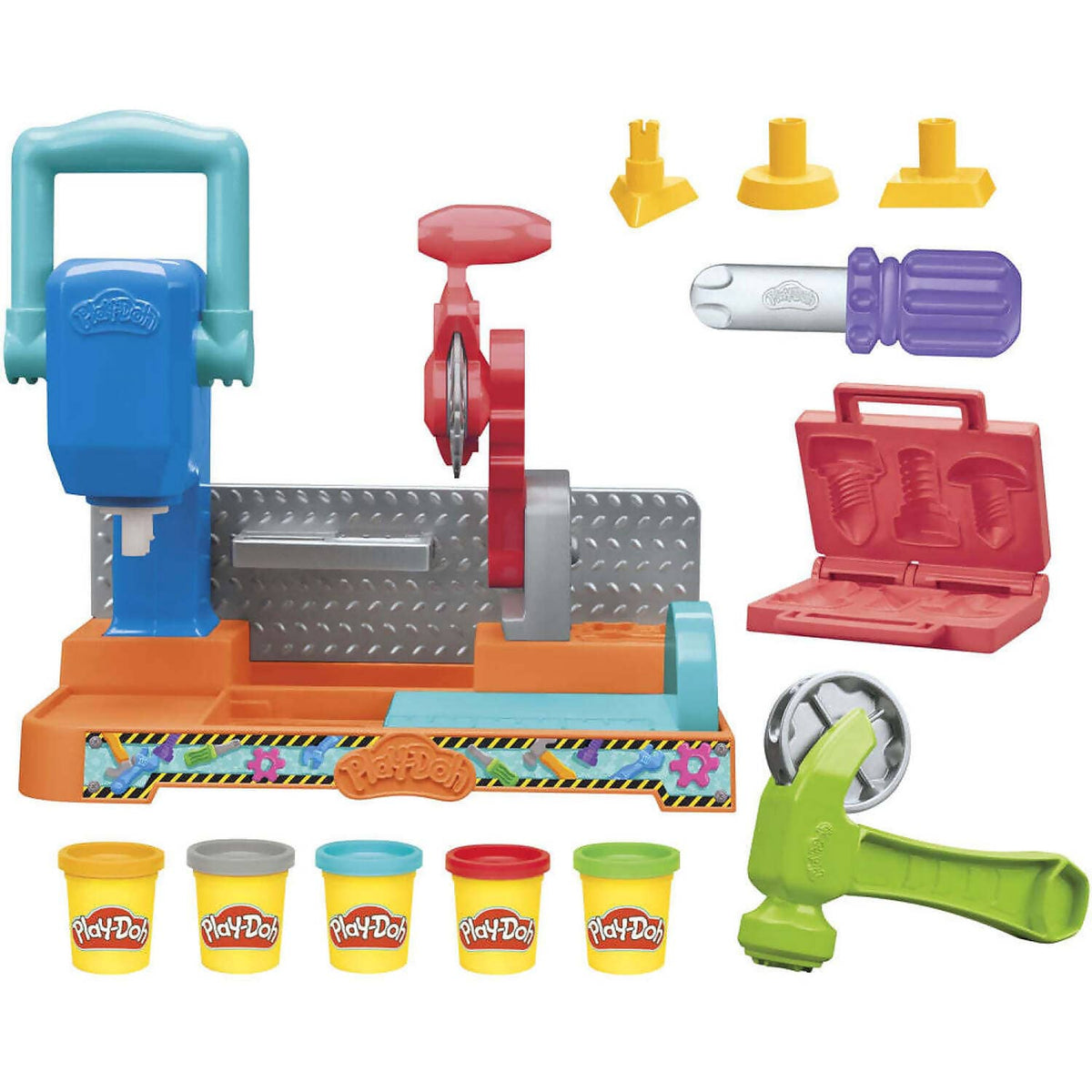 Play-Doh - Stamp & Saw Tool Bench - Hasbro