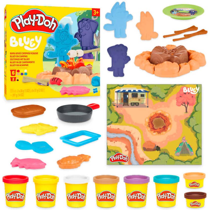 Play-Doh - Bluey Goes Camping Playset