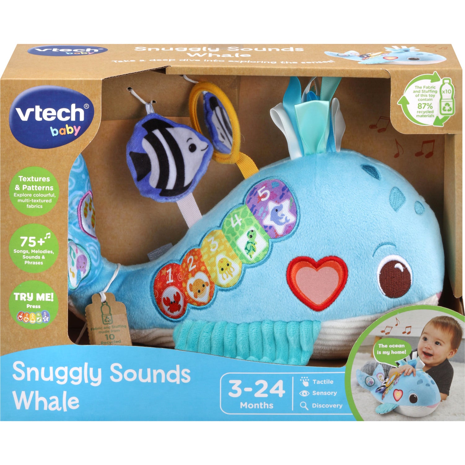 VTech - Baby - Snuggly Sounds Whale