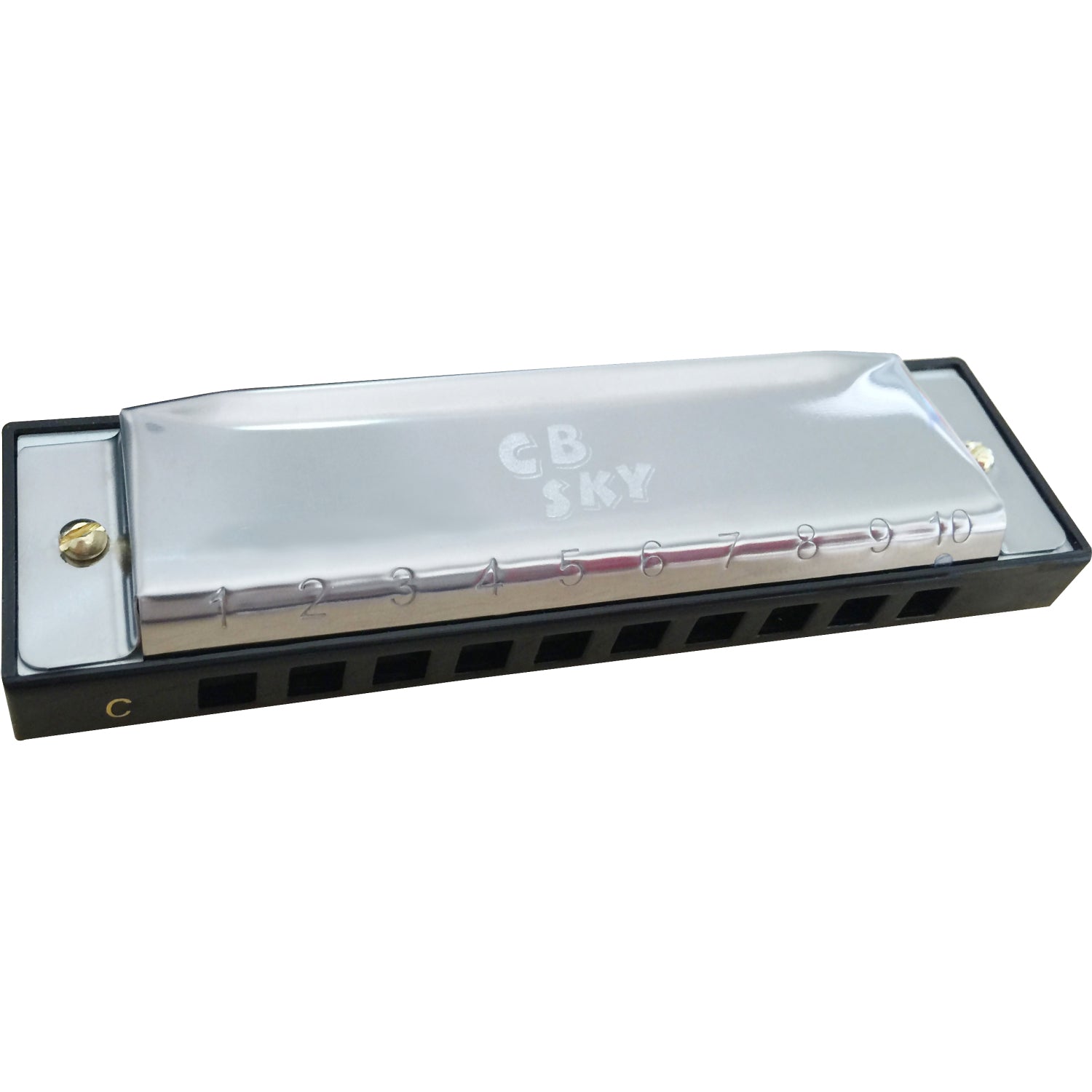 CB Sky - Jr. Music Pro Harmonica 10 Note Toy With Plastic Case