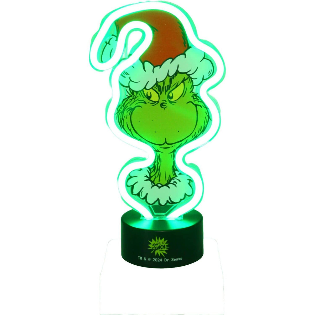 Cotton Candy - Xmas Dr. Seuss The Grinch Smile Usb Neon Led Stand