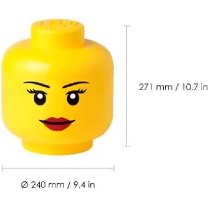 LEGO® Storage Head Girl Large - Room Copenhagen