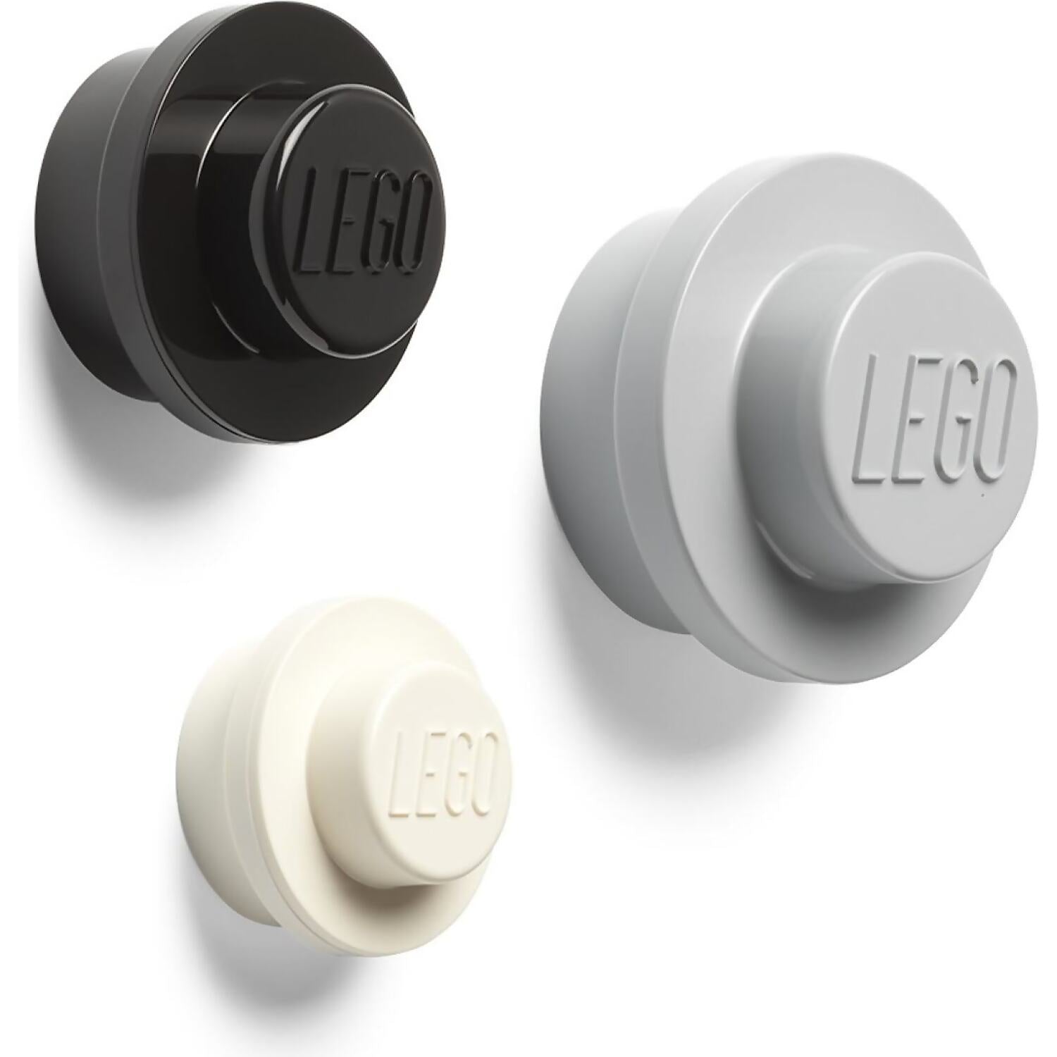 LEGO® Wall Hanger Set White / Black and Grey - Room Copenhagen