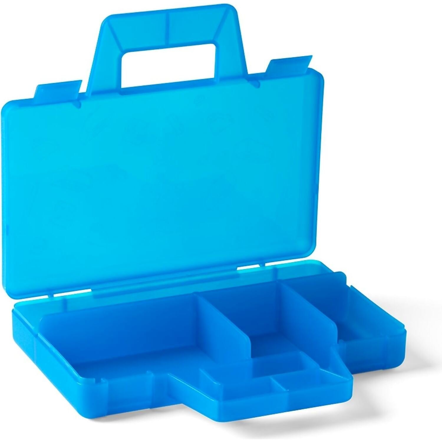 LEGO® Transparent Blue Sorting Case To Go - Room Copenhagen