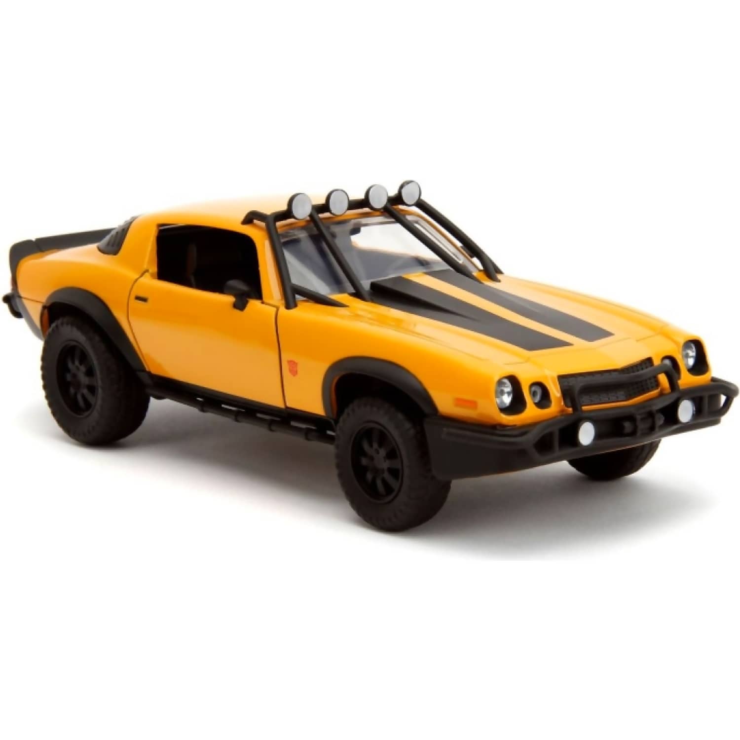 JADA TOYS - TRANSFORMERS: RISE OF THE BEASTS 1977 CHEVROLET CAMARO BUMBLEBEE 1:24 SCALE DIECAST VEHICLE SET