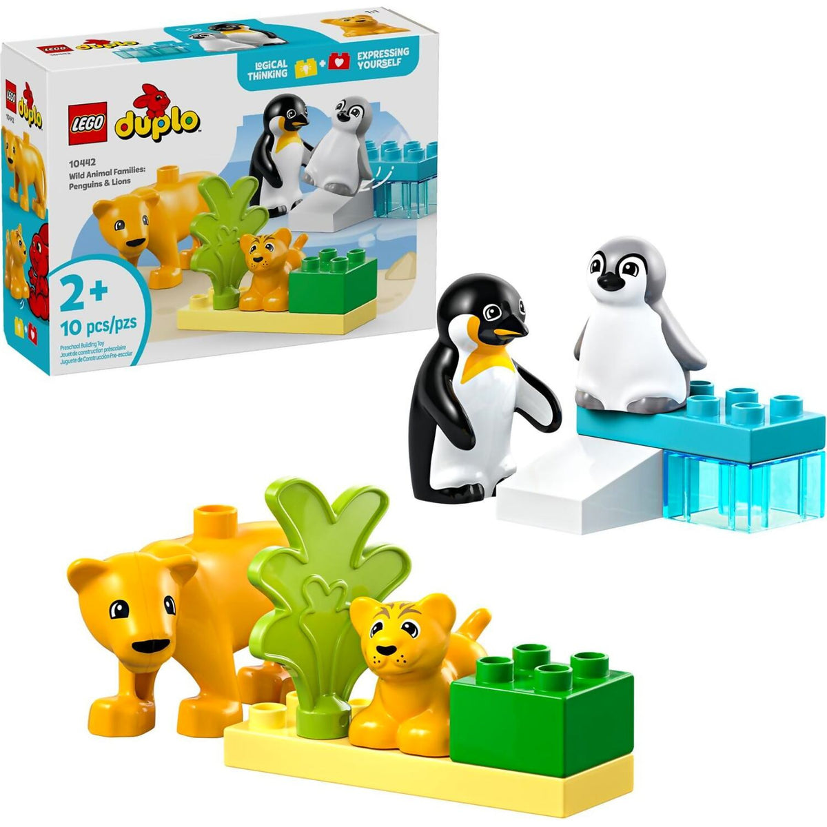 LEGO® 10442 Wild Animal Families: Penguins & Lions - DUPLO®