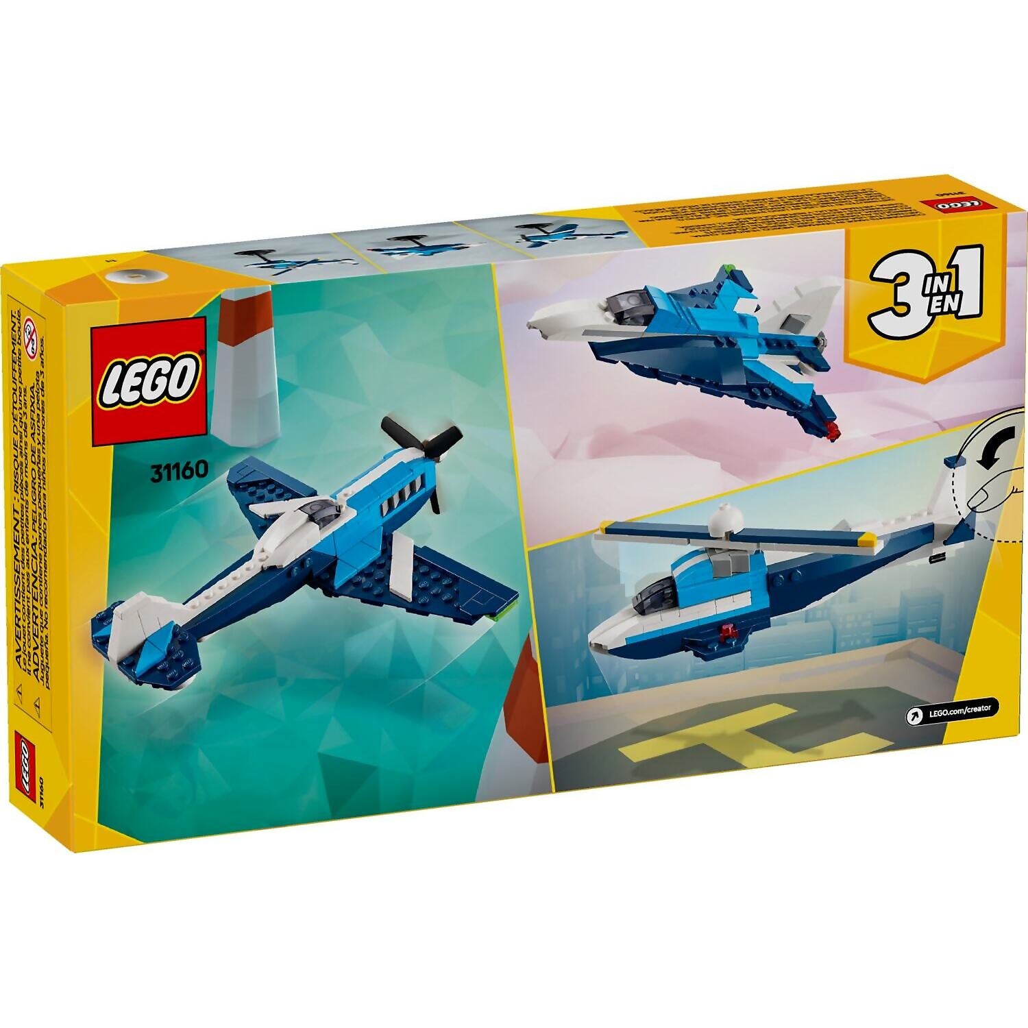 LEGO® 31160 Aircraft: Race Plane - LEGO® Creator 3-in-1