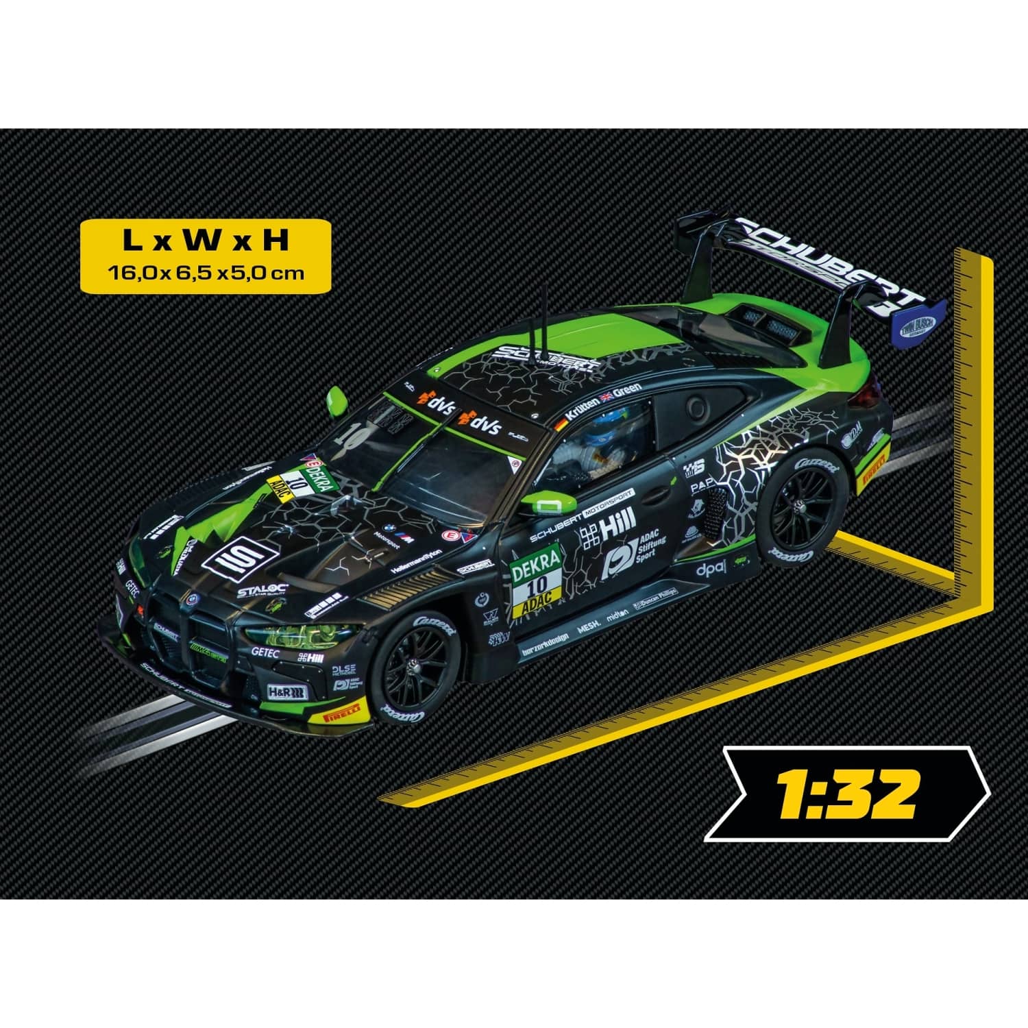 CARRERA - DIGITAL 1:32 - BMW M4 GT3 SCHUBERT MOTORSPORT NO.10 - SLOT CAR ALSO SUITS SCALEXTRIC