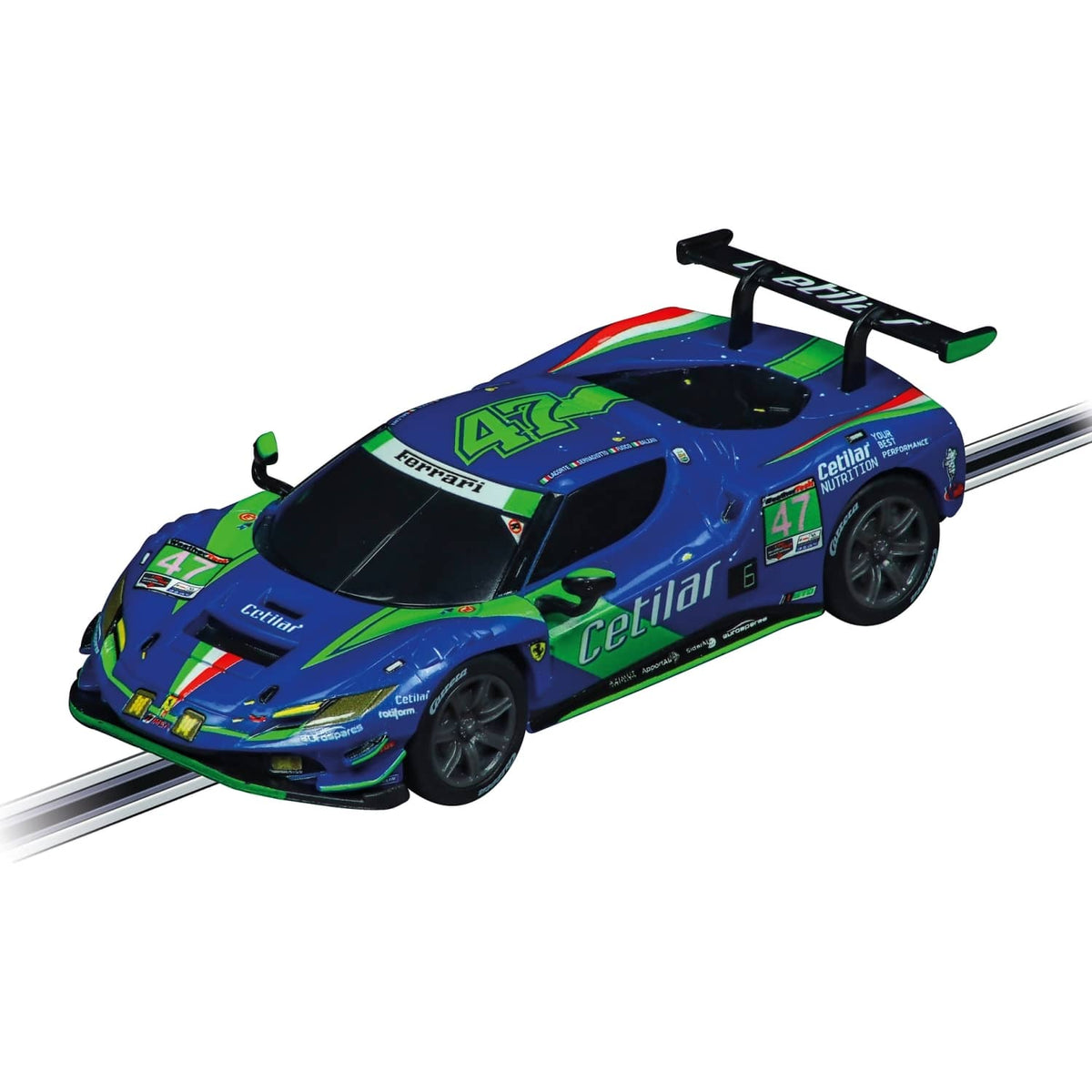 CARRERA - GO 1:43 - FERRARI 296 GT3 CETILAR RACING NO.47 SLOT CAR