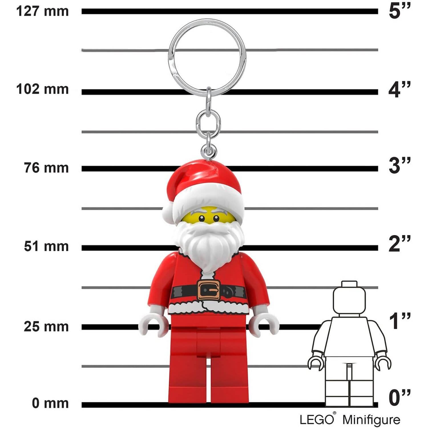 LEGO® Santa LED Minifigure Key Light