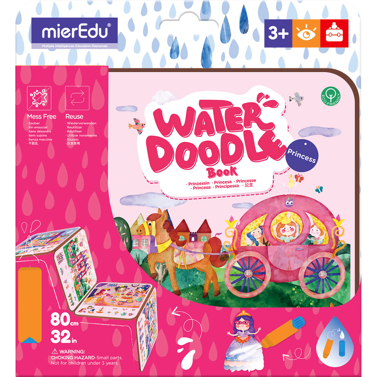 mierEdu - Water Doodle Book Princess