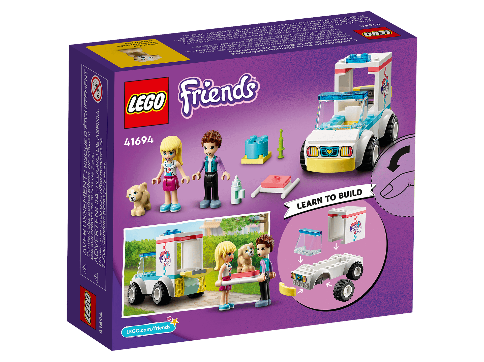 LEGO® 41694 Pet Clinic Ambulance - Friends 4+