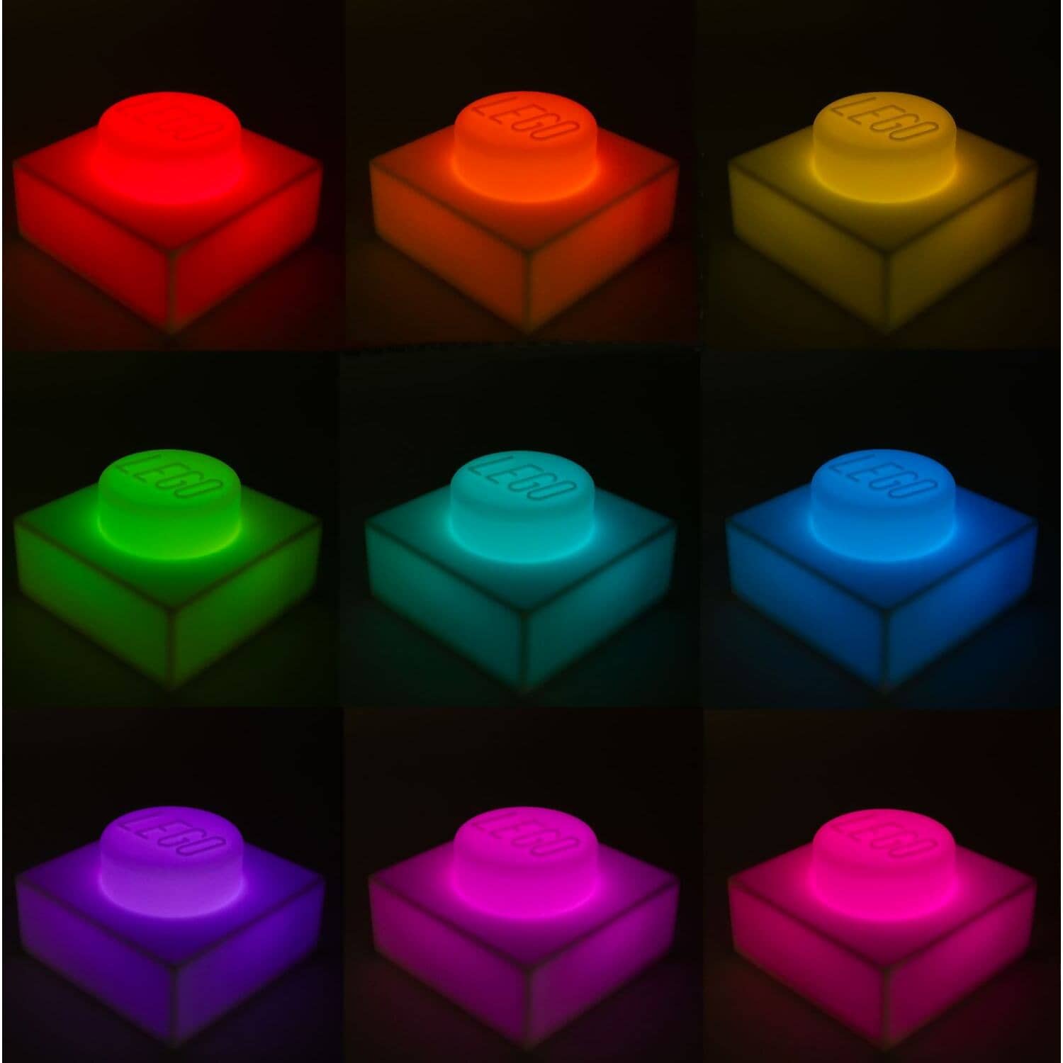 LEGO® - Iconic LEDLITE Plate Night Light White With Color Changing Variations