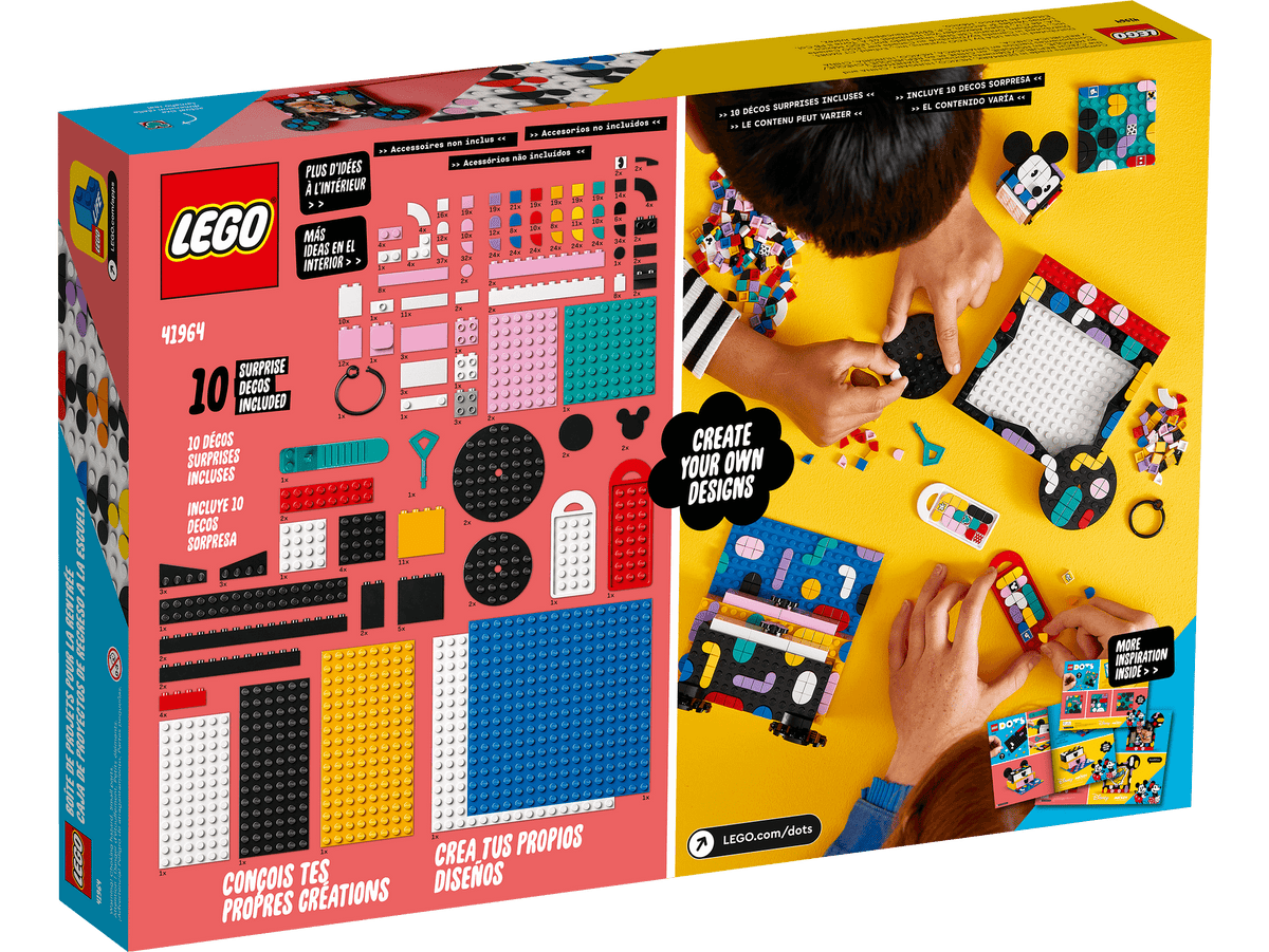 LEGO® 41964 Mickey Mouse & Minnie Mouse Back-to-School Project Box - DOTS