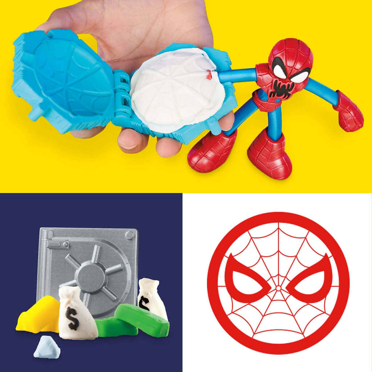 Play-Doh - Marvel Spiderman Launch & Slice Battle Playset