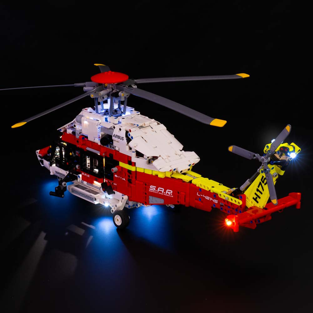 Light My Bricks - LIGHT KIT for LEGO® Airbus H175 Rescue Helicopter 42145